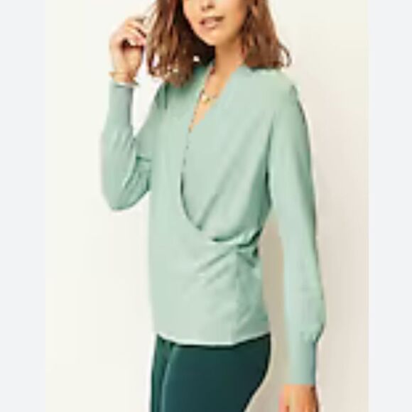 J.Jill Seamed Wrap Sweater Black SP NWT in packaging - Picture 3 of 7